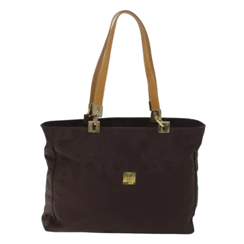 MCM Pre-owned Fabric totes Brown Dames