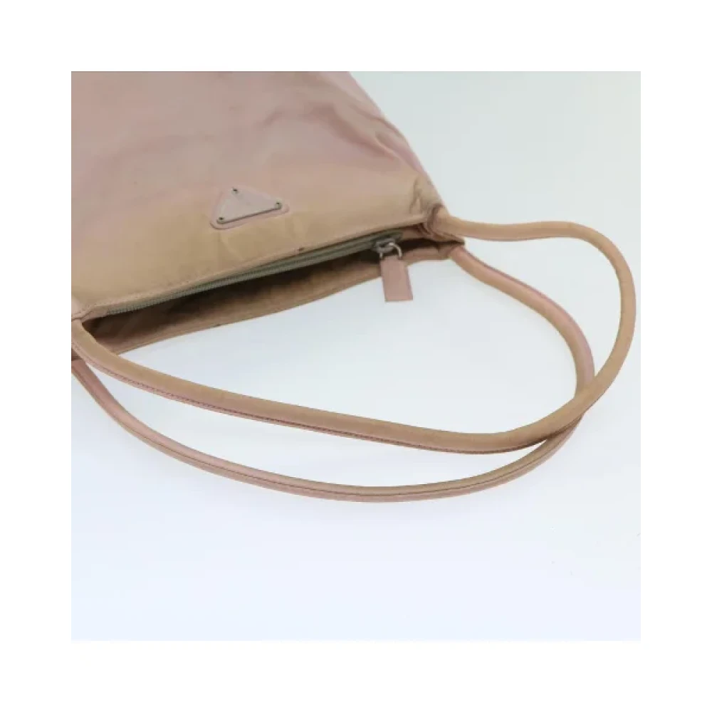 Prada Vintage Pre-owned Nylon handbags Pink Dames