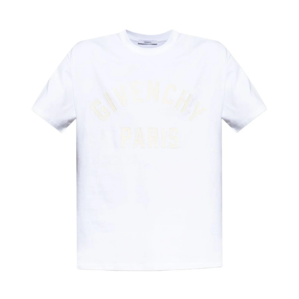 Givenchy Men's White T-Shirts, 2XL, Crew Neck T-Shirt
