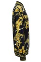 chemise-a-manches-longues-motif-baroque-noir
