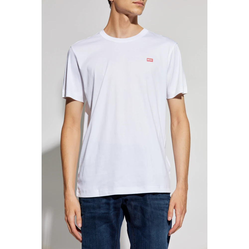 Diesel T-shirt T-Miegor-K77 White Heren
