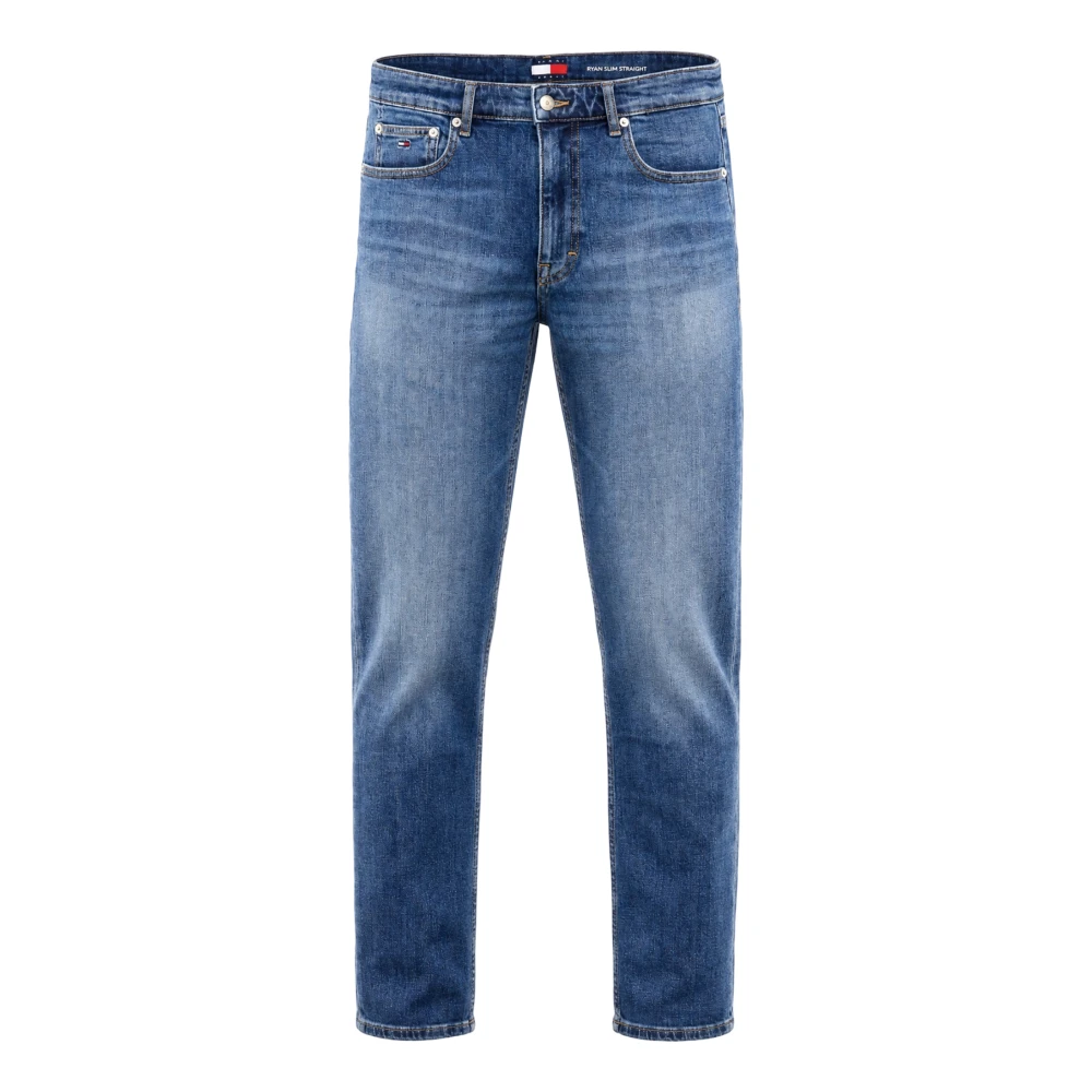 Tommy Jeans Men's Blue Ryan Slim Straight Jeans - Slim Fit Jeans - W31 L32 - Jeans