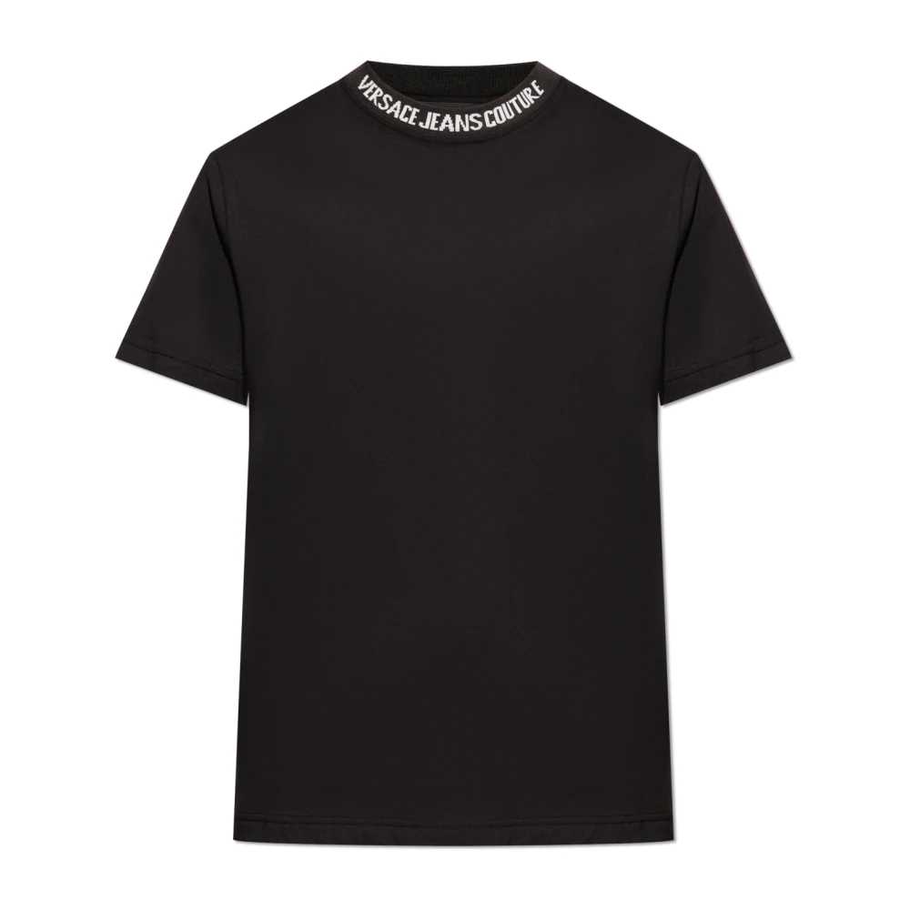 Versace Jeans Couture T-shirt met logo Black Heren