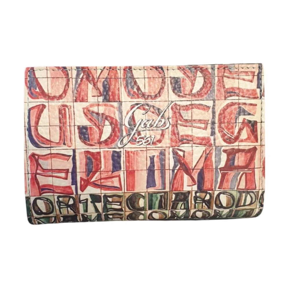 Gabs Women's Multicolor Wallets & Cardholders, One Size, Travel-Themed Leather Zip Coin Purse