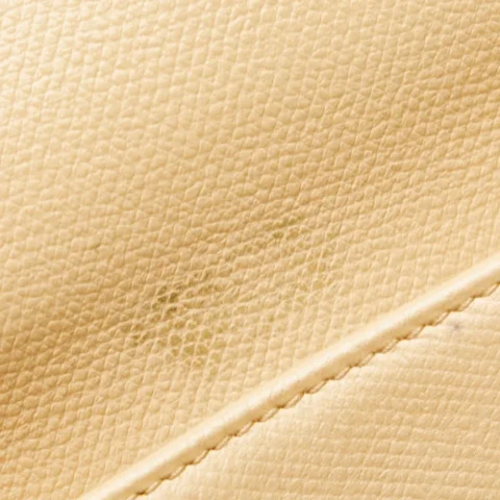 Chanel Vintage Pre-owned Leather wallets Beige Dames