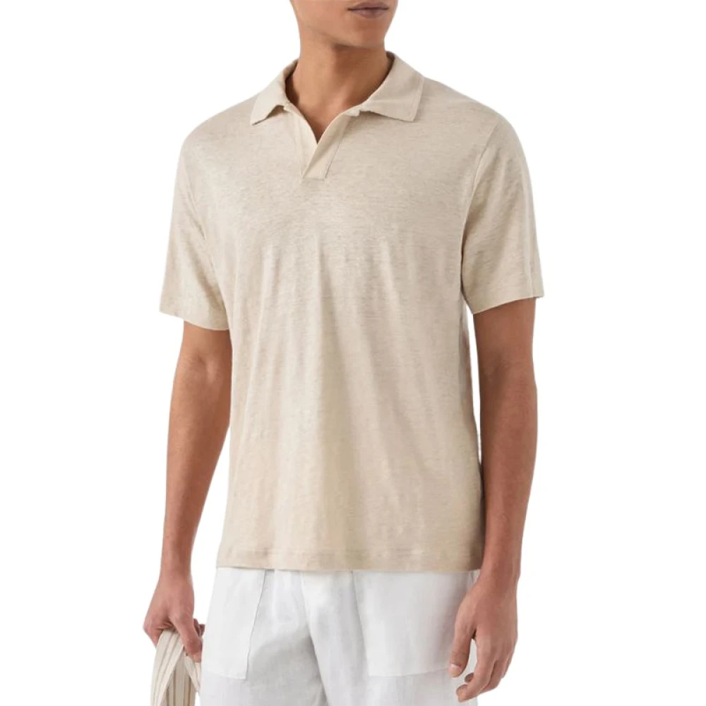 Mc2 Saint Barth Beige Polo Shirts, Male, Xl, Fraser Polo