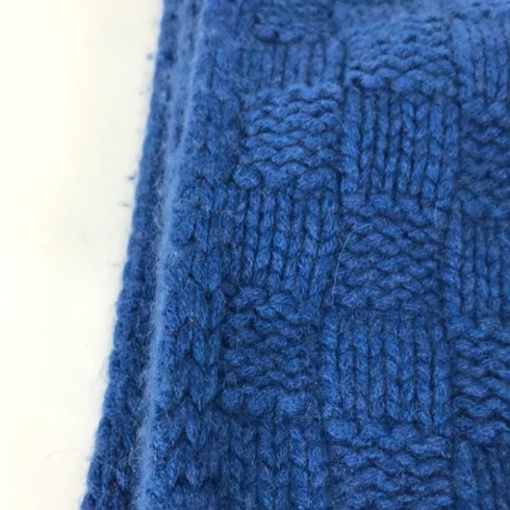 Louis Vuitton Vintage Pre-owned Fabric scarves Blue Dames