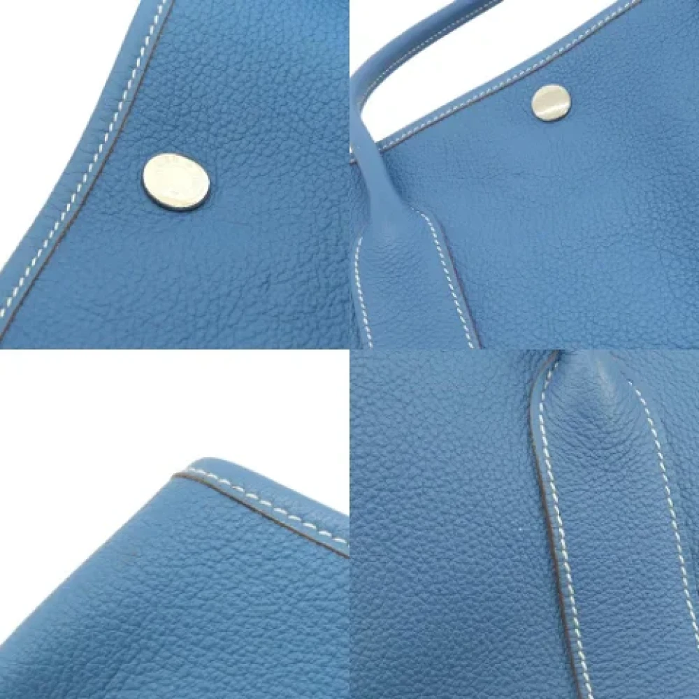 Hermès Vintage Pre-owned Fabric totes Blue Dames