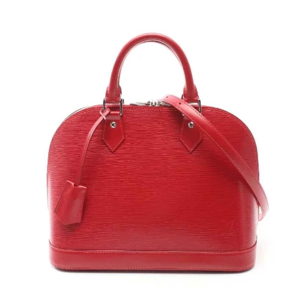 Louis Vuitton Vintage Pre-owned Leather handbags Red Dames