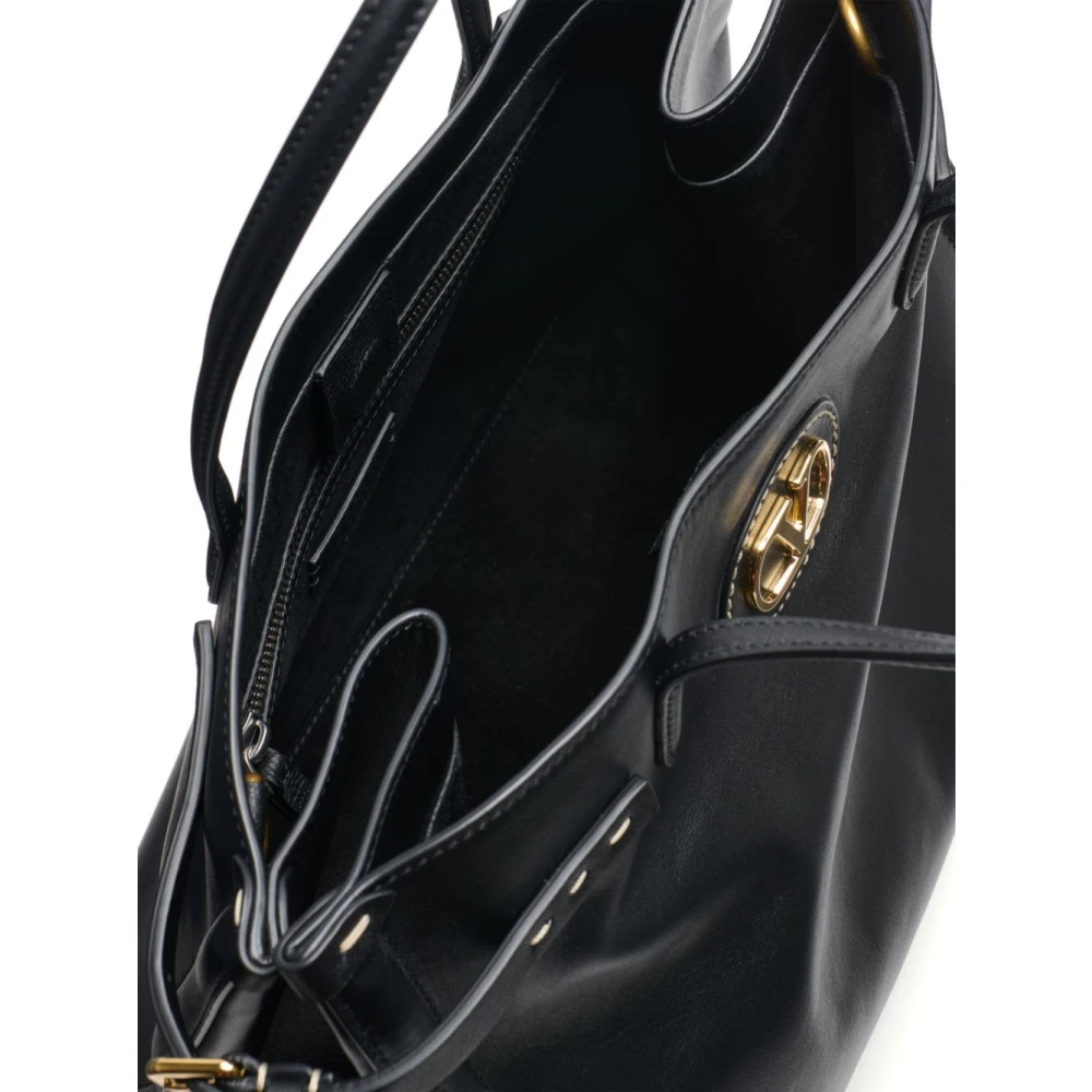 Valentino Garavani Zwarte Antibes Medium Tote Tas Black Dames