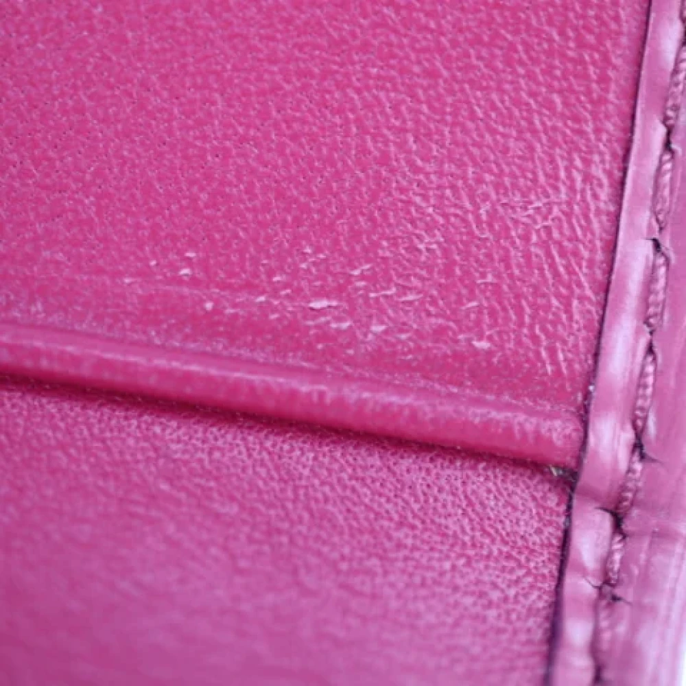 Prada Vintage Pre-owned Leather wallets Pink Dames