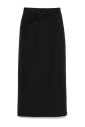 jupe-longue-noire-avec-fente