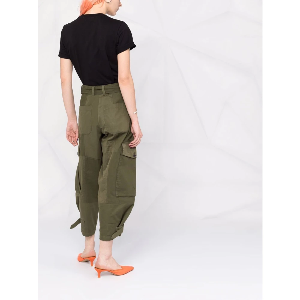 Msgm Katoenen T-shirt Black Dames