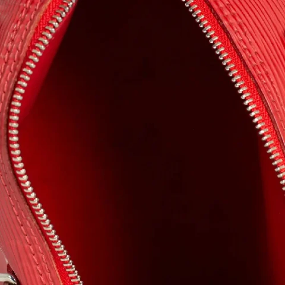 Louis Vuitton Vintage Pre-owned Leather handbags Red Dames