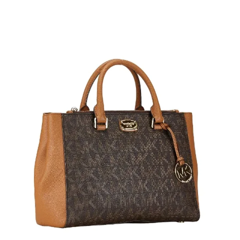 Michael Kors Pre-owned Canvas handbags Brown Dames
