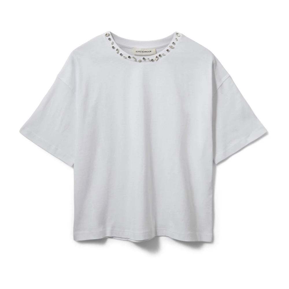 Sofie Schnoor White T-Shirt - Female - T-Shirts - L - Tops