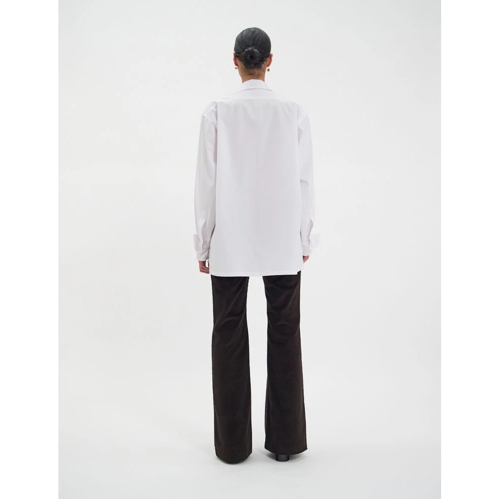 Ines De La Fressange Paris Nova witte kunstenaarsoverhemd White Dames