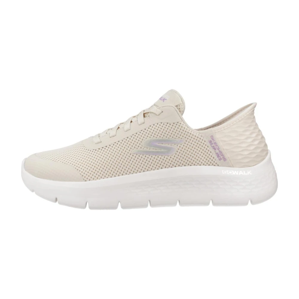 Skechers Kvinno Beige Skor Dam, 38 Eu, Flex Sneakers För Aktiv Livsstil