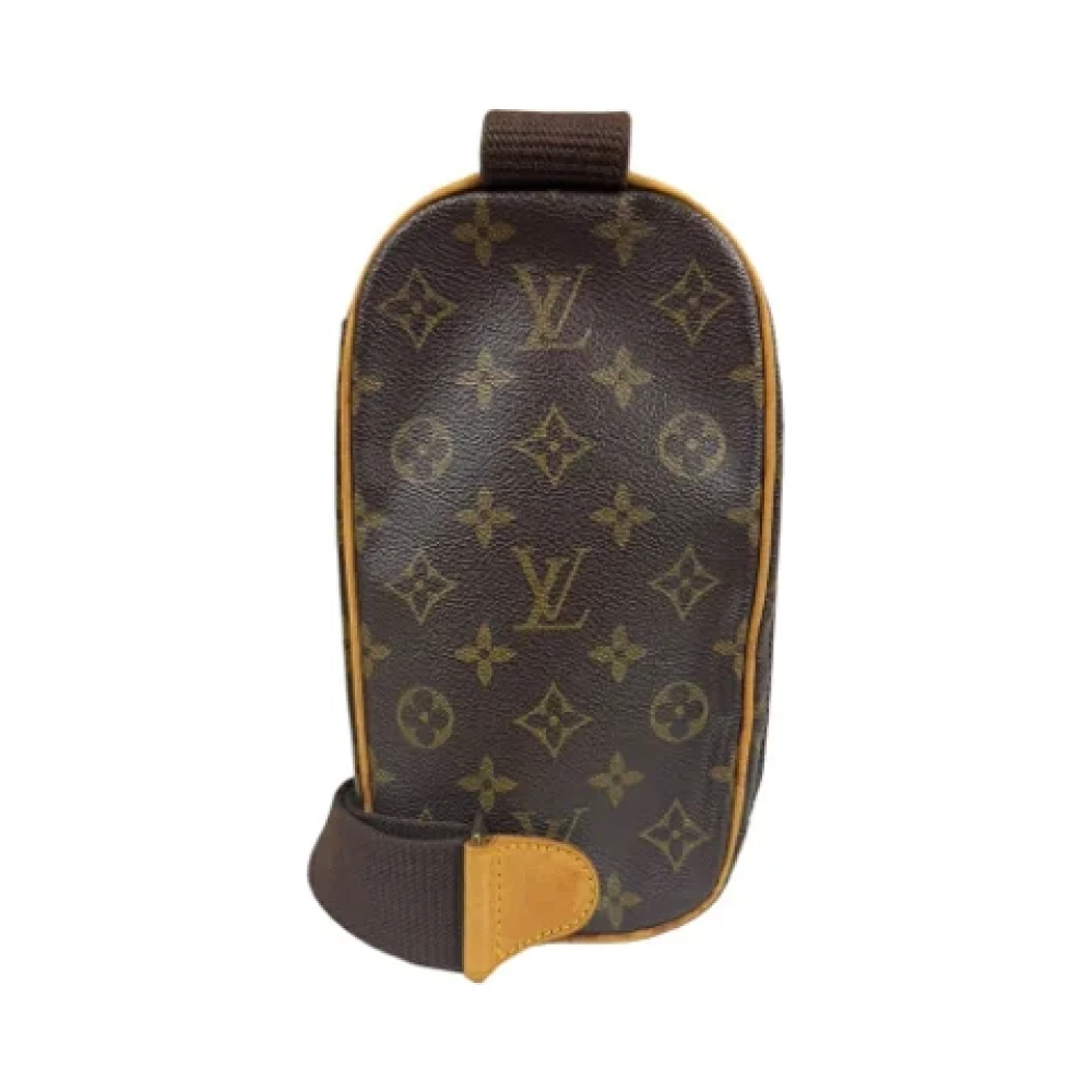 Louis Vuitton Vintage Pre-owned Canvas shoulder-bags Brown Heren