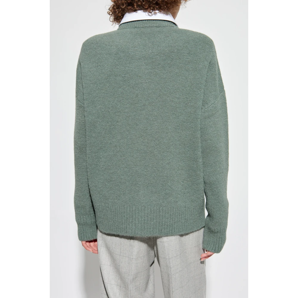 Ami Paris Trui met logo Green Dames