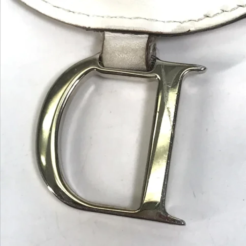 Dior Vintage Pre-owned Leather dior-bags White Dames