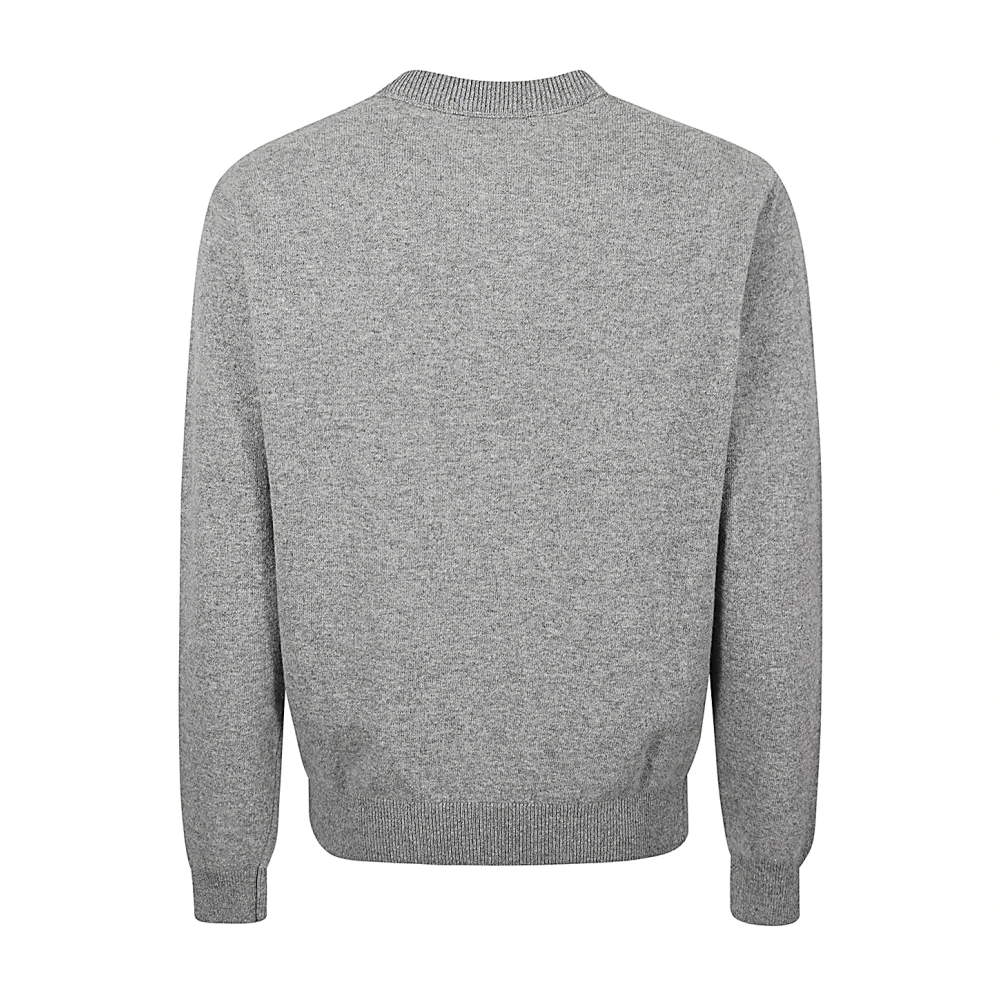 Daniele Fiesoli Merino en katoenen ronde hals sweatshirt Gray Heren