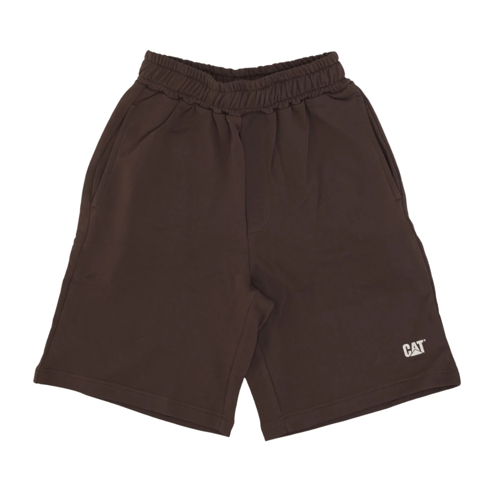CAT Logo Oversized Short Suit Brown Heren