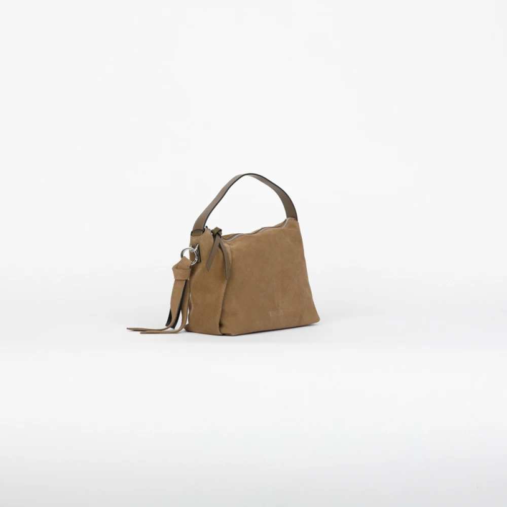 Rebelle Kleine suède tas Brown Dames