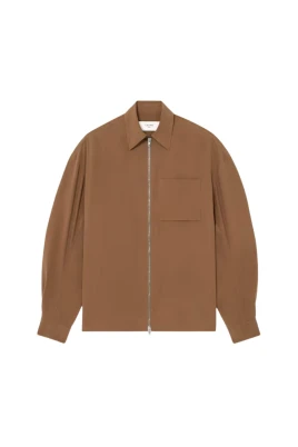 Overshirt i Silk Canvas