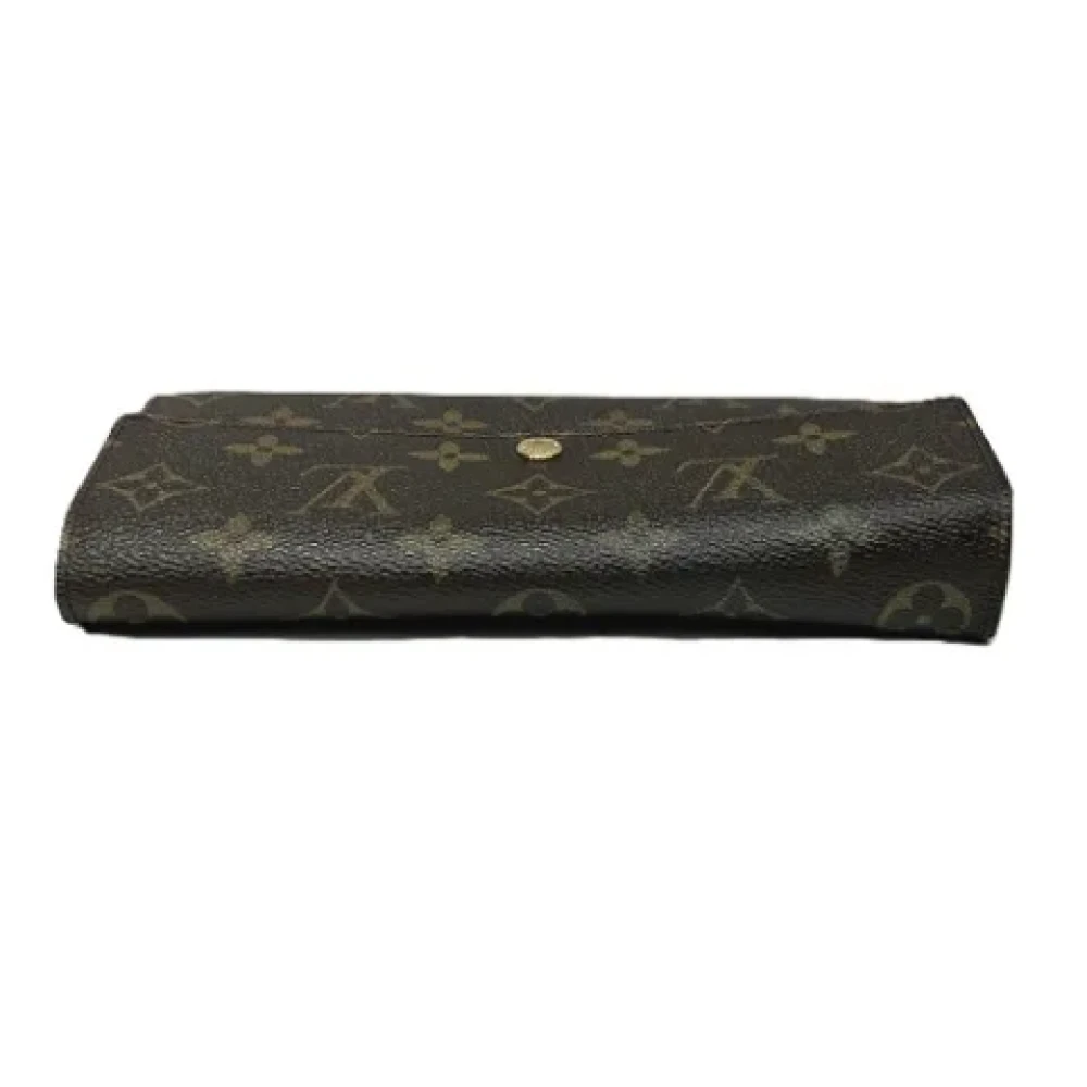Louis Vuitton Vintage Pre-owned Canvas wallets Brown Dames
