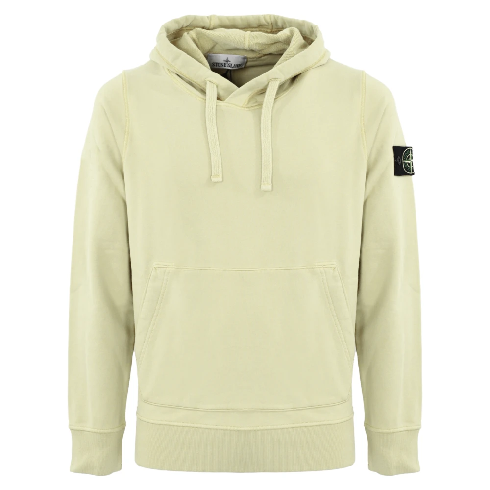 Stone Island Hoodie met Logo Patch Green Heren