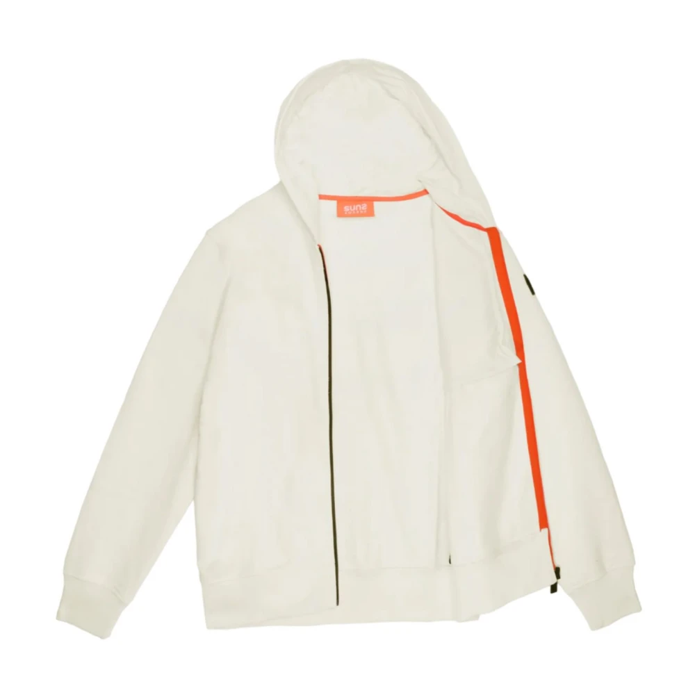 Suns Off White Stijlvolle Sweatshirt White Heren