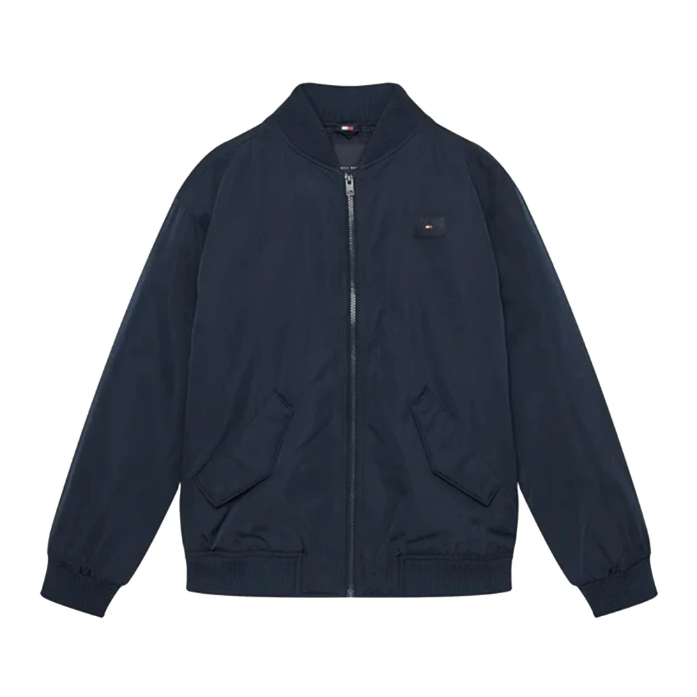 Tommy Hilfiger Barn Bomberjacka, Stilren och Praktisk Blue, Pojke