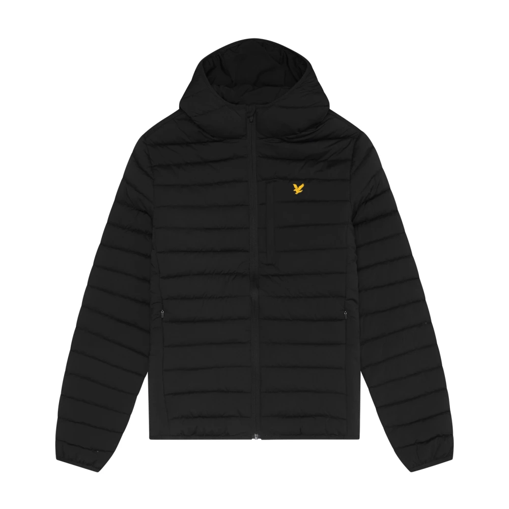 Lyle & Scott Gewatteerde Stretch Jas Black Heren