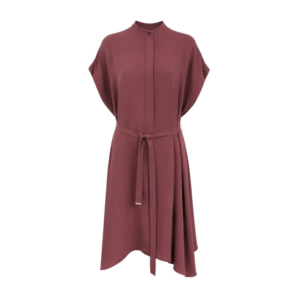 Herno Women's Pink Short Dresses, L, Short Flared Dress