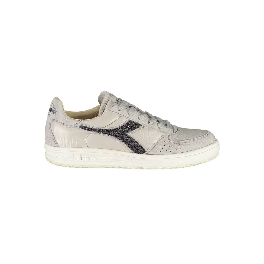 Diadora Women's Gray Leather Sneaker - Sneakers - 3 1/2 Uk - Shoes