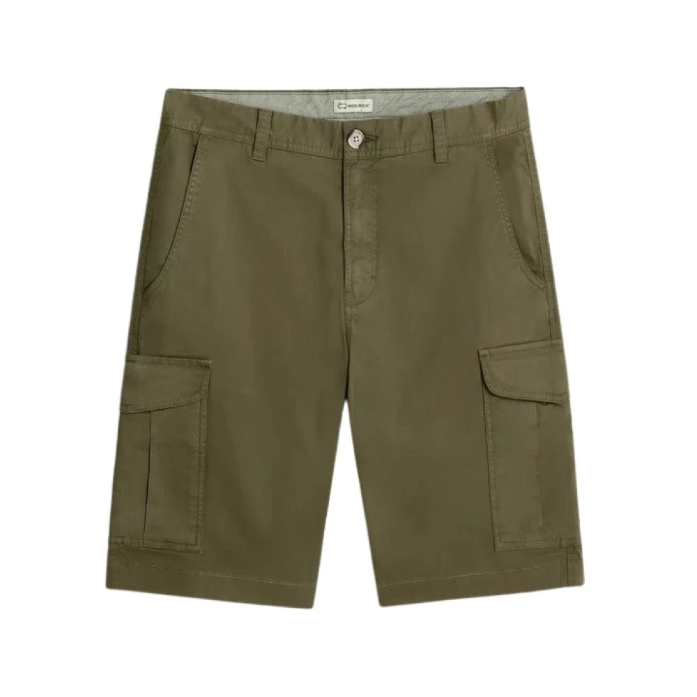 Woolrich Casual Groene Cargo Shorts Green Heren