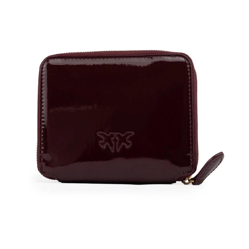 pinko Gestikte Love Birds Portemonnee Red Dames