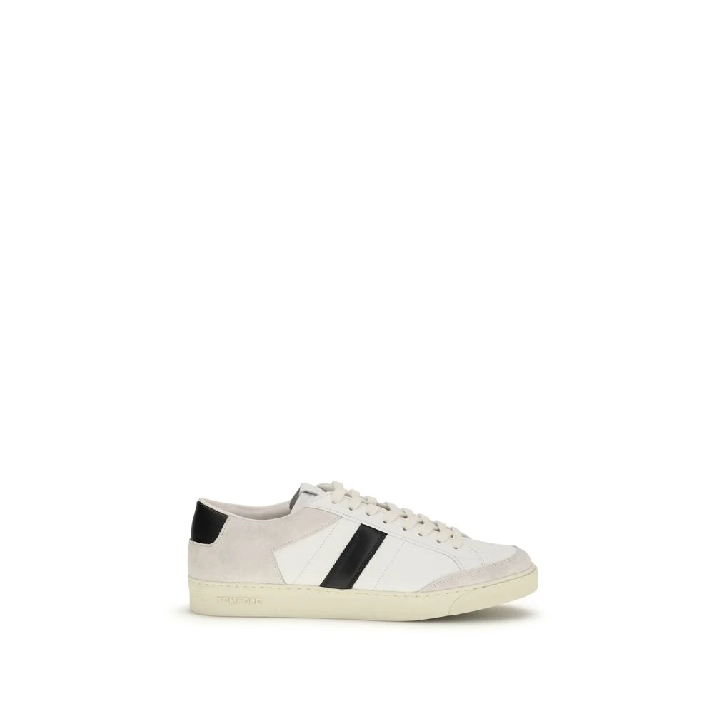 Tom Ford Men's White Sneakers, 11 Uk, Bos Taurus Trainers