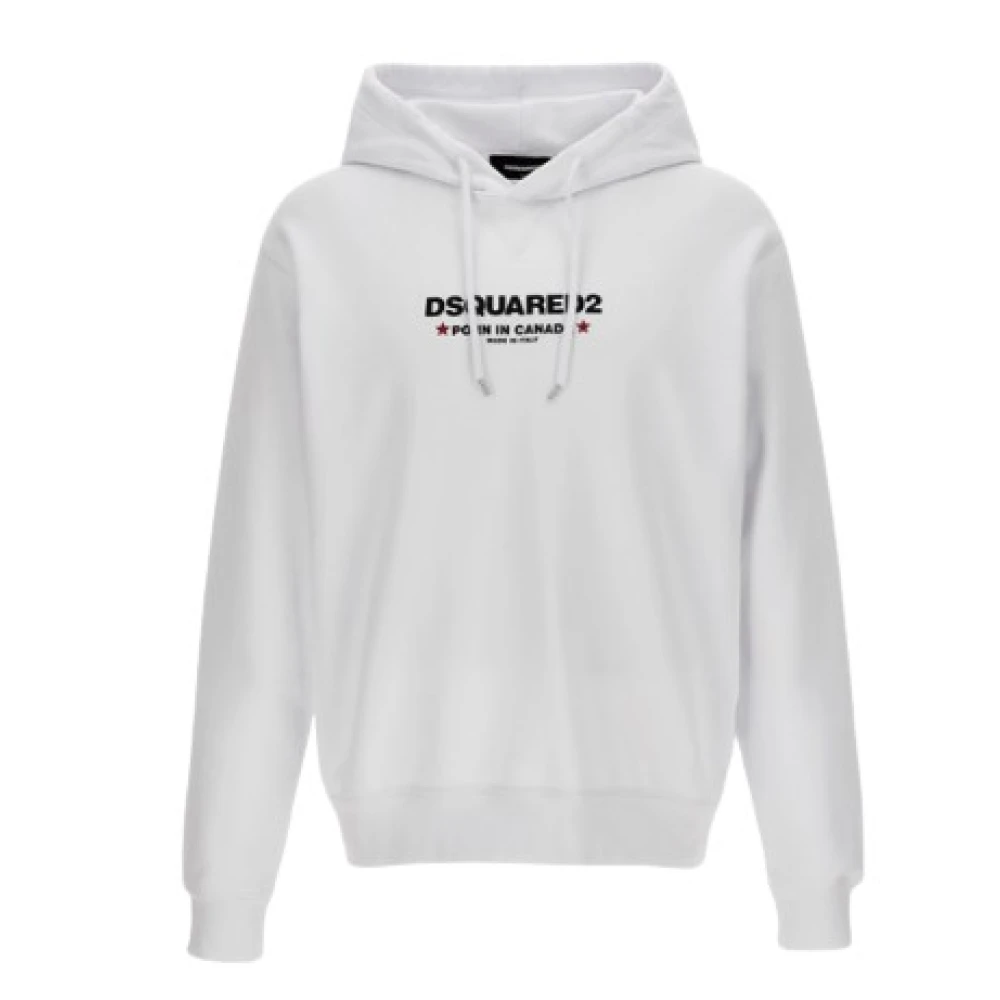 Dsquared2 Trendy Sweaters Collectie White Heren
