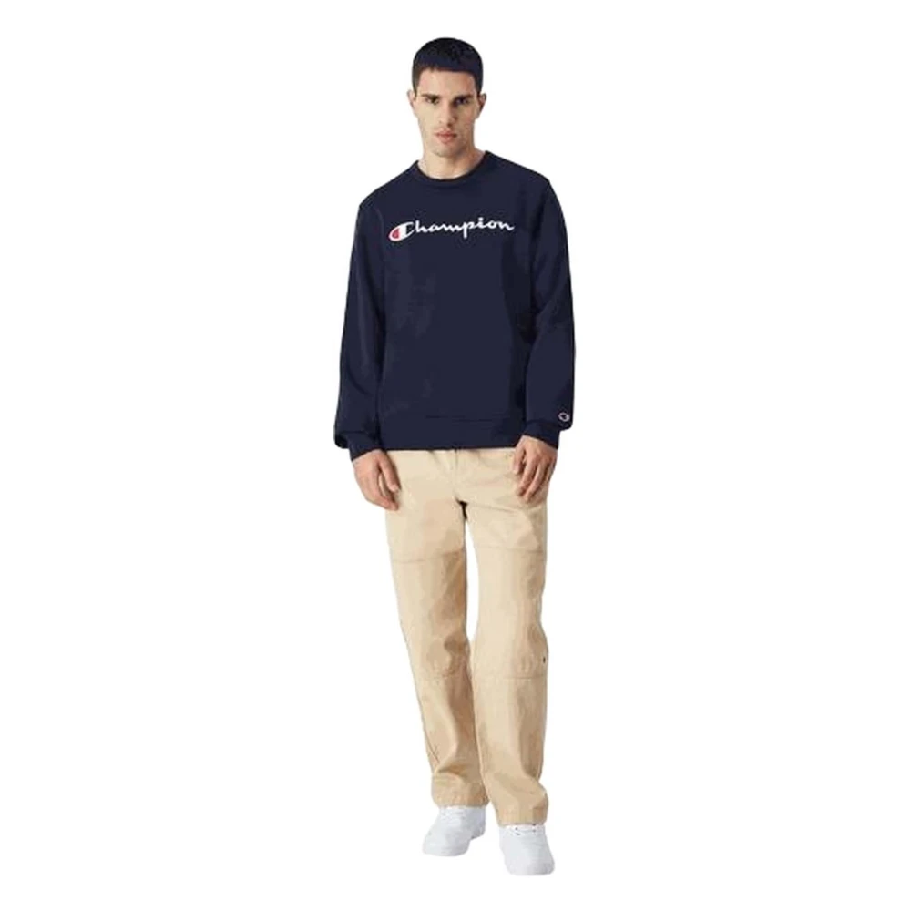 Champion Hoodie Blue Heren