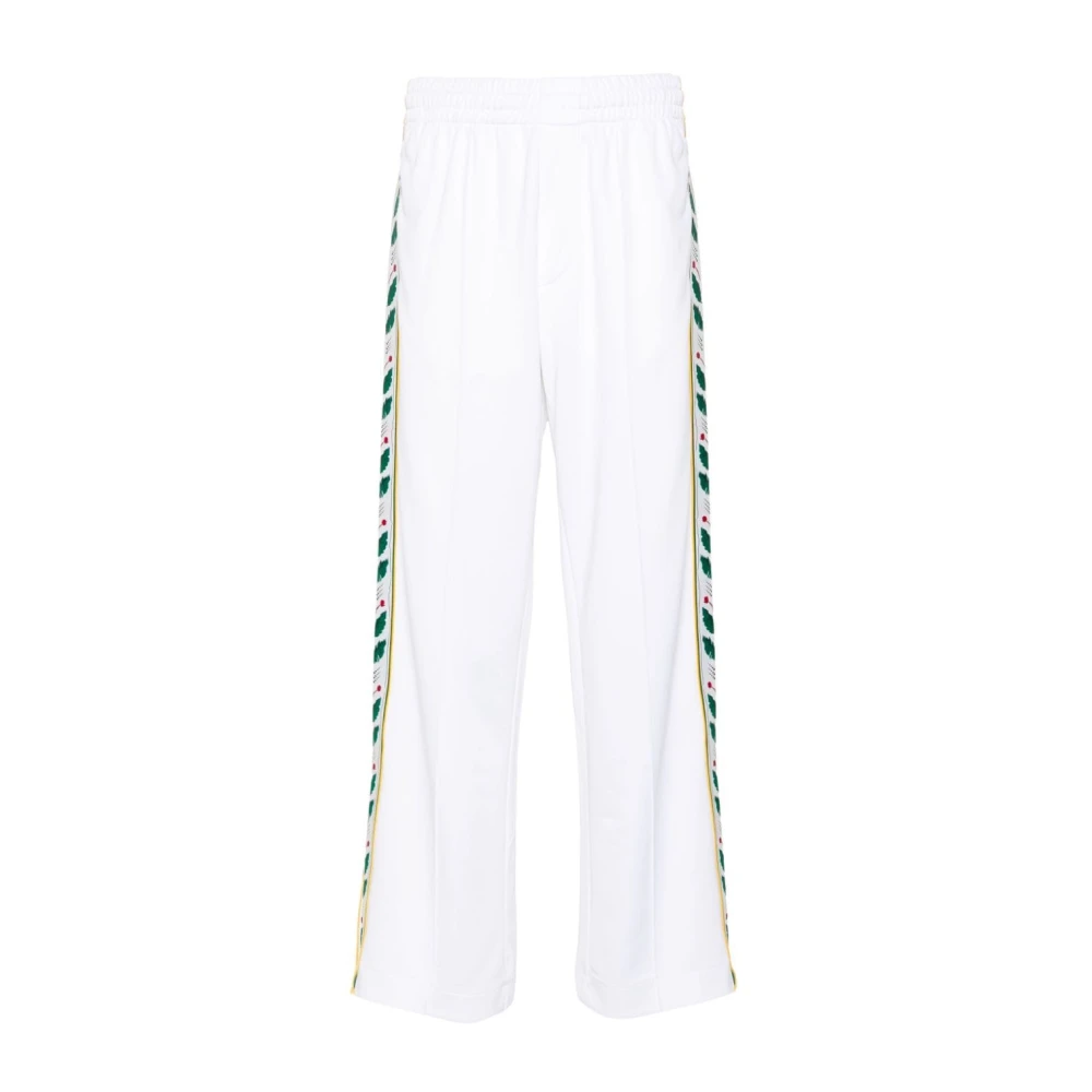 Casablanca Witte Broek met Streepdetail White Heren