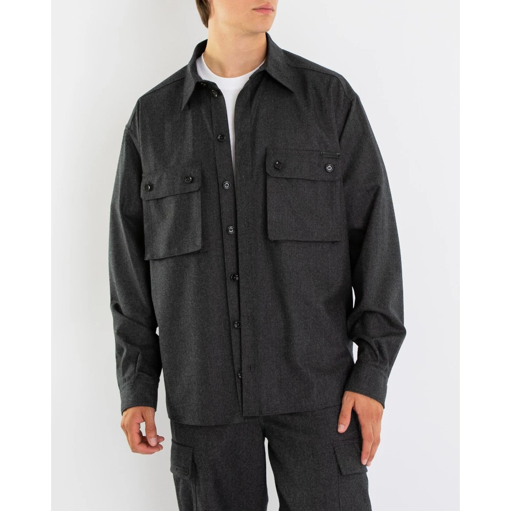 Dolce & Gabbana Heren Stijlvol Shirt Gray Heren