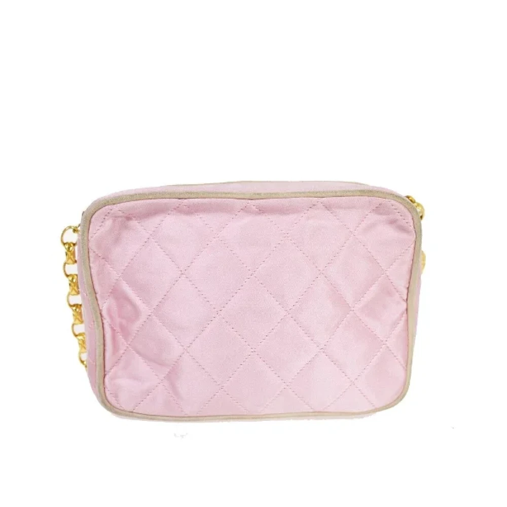 Chanel Vintage Pre-owned Fabric chanel-bags Pink Dames