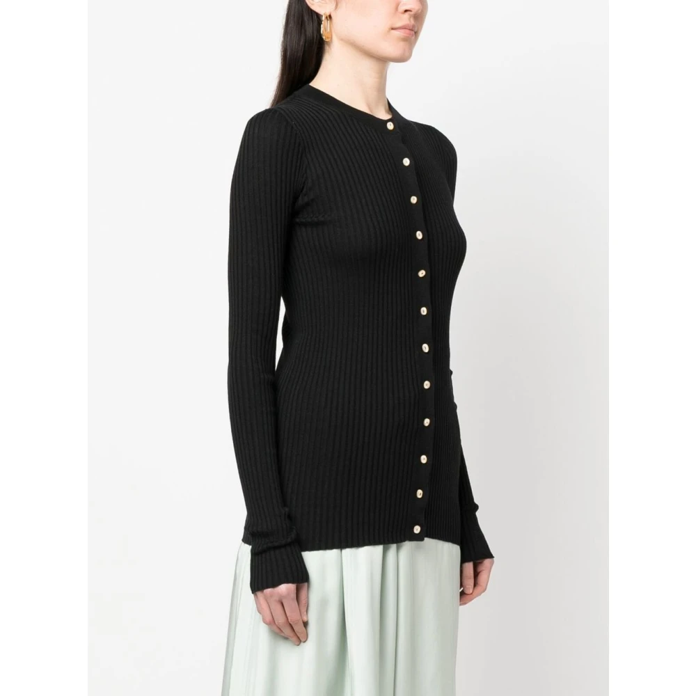 Jil Sander Stijlvolle Cardigan voor Vrouwen Black Dames