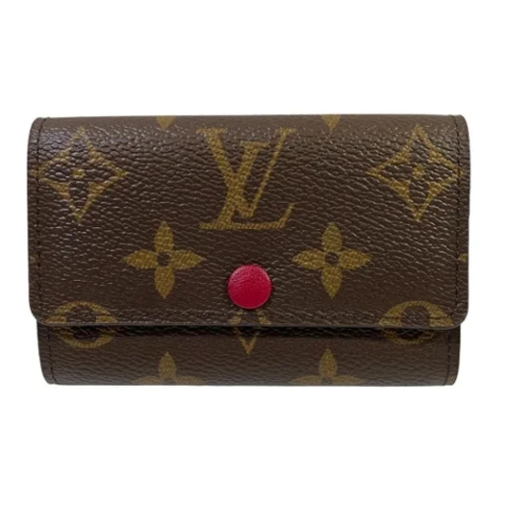 Louis Vuitton Vintage Pre-owned Fabric key-holders Brown Dames