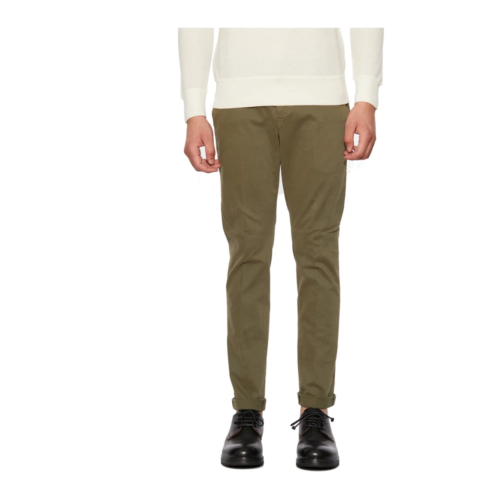Dondup Slim-fit broek Green Heren