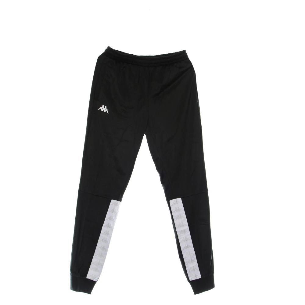 Kappa Mannelijk Zwart Slim Fit Trainingsbroek /Wit/Grijs
