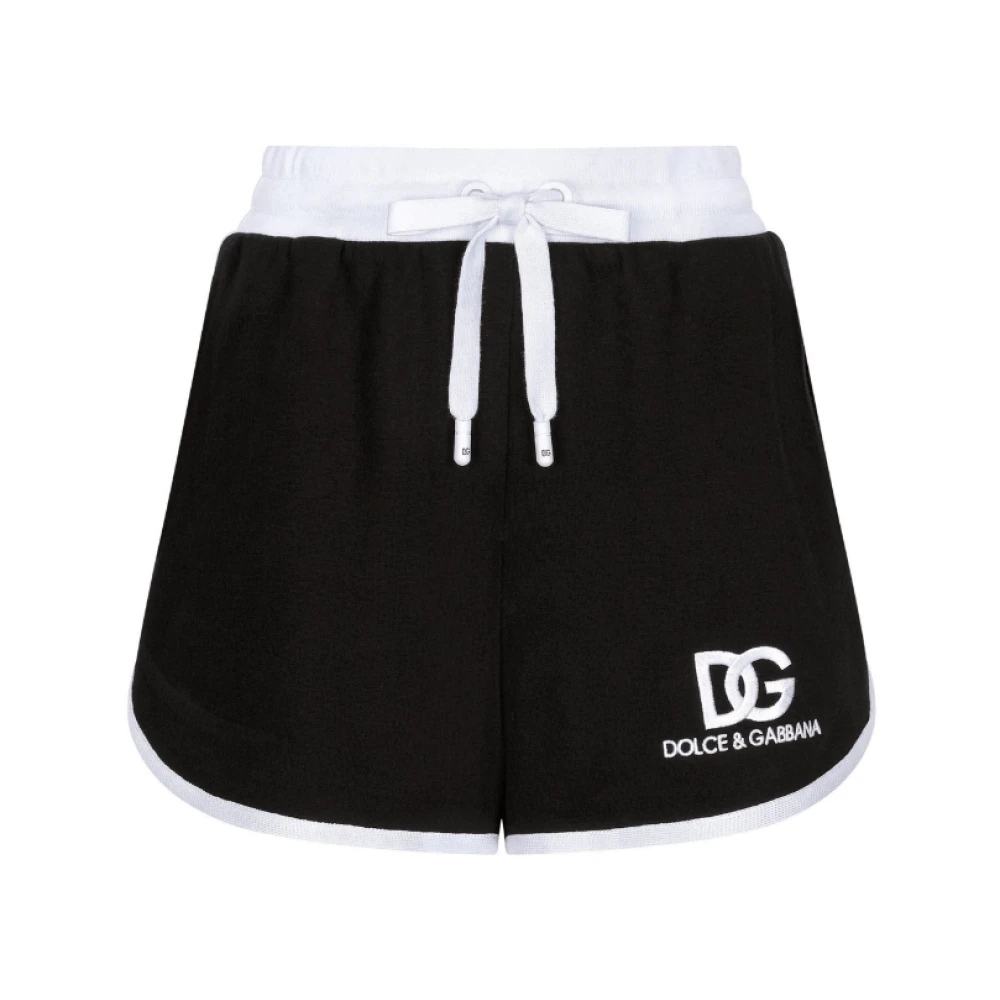Dolce & Gabbana Twee-Tone Logo Print Sportpak Black Dames