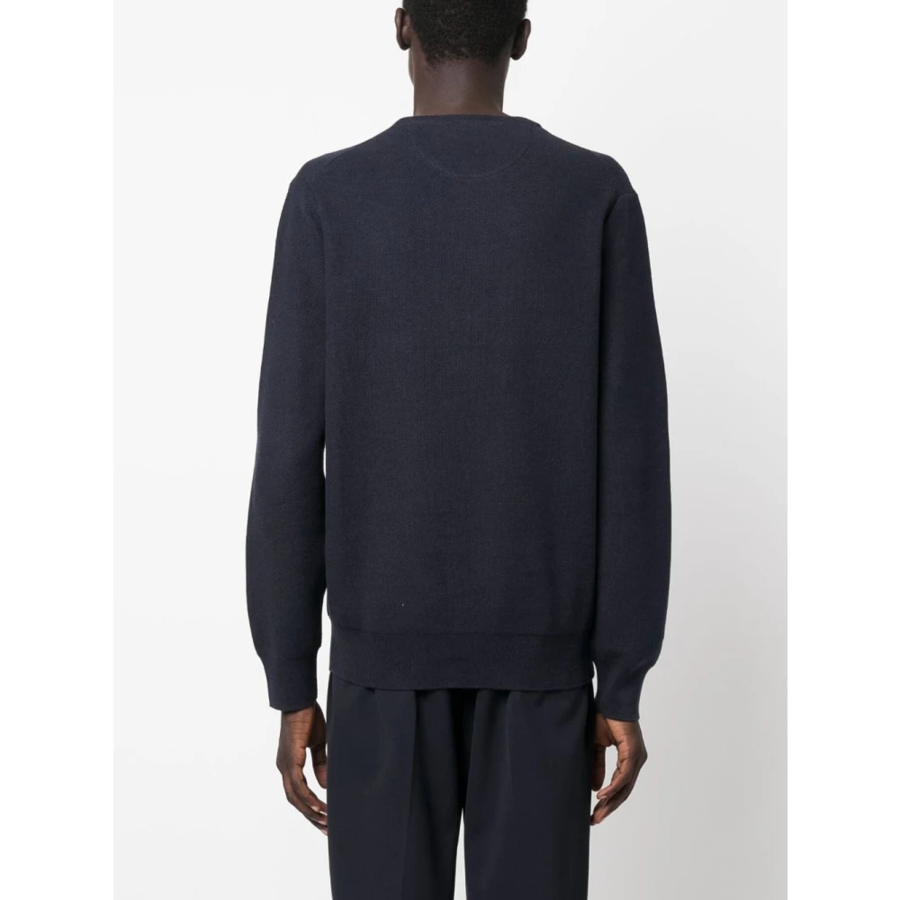 Polo Ralph Lauren Navy Heather Gebreide Trui Blue Heren
